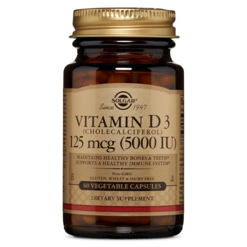 솔가 비타민 D3 125mcg (5000IU) 60캡슐