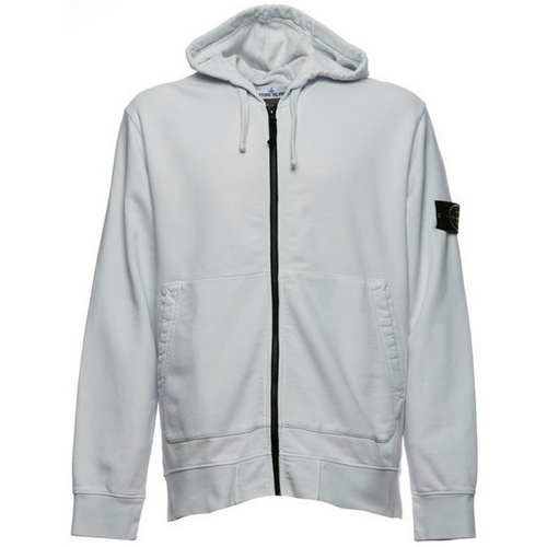 스톤아일랜드 와펜 패치 후드 집업 761564251 (V0003, 라이트 그레이)_이미지