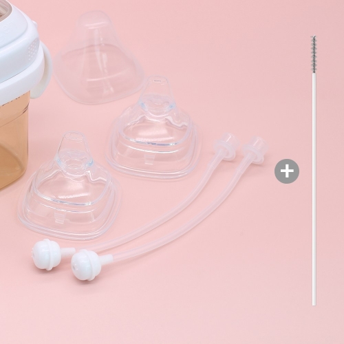 순수아 헤겐 젖병 전용 호환 스파우트꼭지 젖병빨대 리필빨대 젖병손잡이 스파우트꼭지 추형 2세트 헤겐 호환 솔1 1개