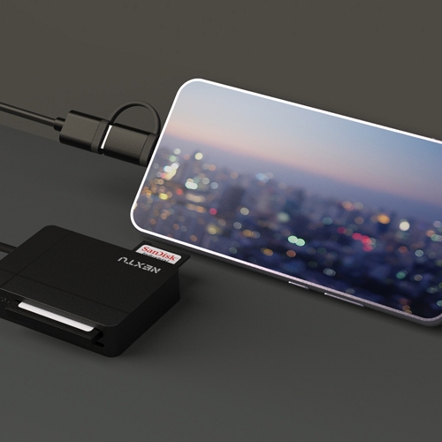 이지넷유비쿼터스 NEXTU USB 3.0 5in1 트루디 카드리더기_이미지