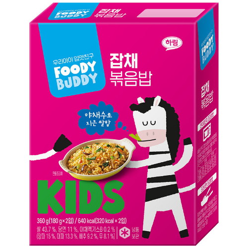 하림 푸디버디 잡채볶음밥 360g (2개)_이미지