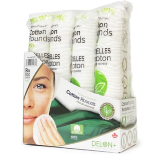 딜론 다용도 원형 화장솜 100매입 8개_이미지