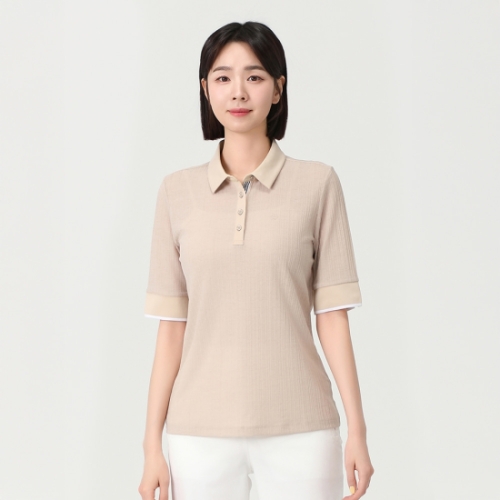 골지 테이프배색 티셔츠_1J45135