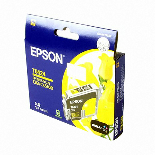Epson 정품 T0424 (T042470) 노랑_이미지