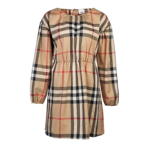 버버리 8069100 C KG2 SAVANNAH CHK A7028 여아 체크 스트레치 코튼 원피스 73110690_이미지