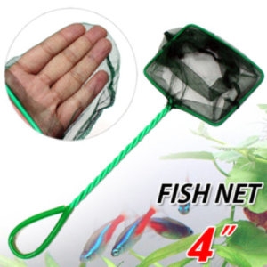 카즈미 일급수  Fish Net 뜰채 4인치/수족관 용품 어항 수조 열대어 관상어 새우 청소 부유물 뜰망 총알배송_이미지