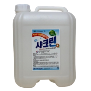 푸른신화 샤크린Q18L 대용량 작업복 찌든때 세탁 정비복 고농축 세제 빨래방 기계유 애벌빨래 업소용_이미지