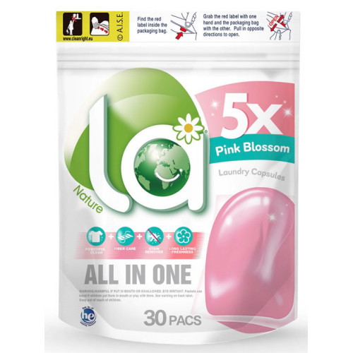 엘에이 올인원 캡슐세제 핑크블라썸 30개입