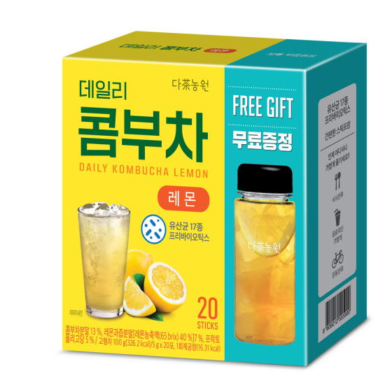 다농원 데일리 콤부차 레몬 20T (4개)_이미지
