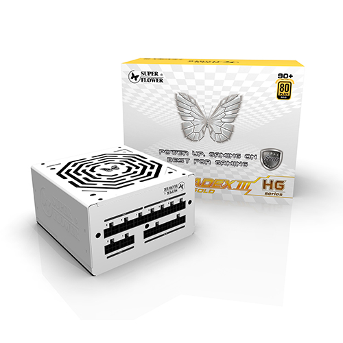 SuperFlower SF-850F14HG LEADEX III GOLD 화이트 PCIE5_이미지