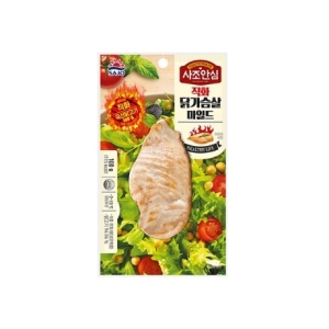 사조대림 사조안심 직화닭가슴살 마일드 100g (1개)_이미지