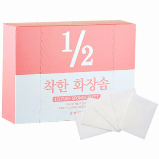 어퓨 1/2 착한 화장솜 120매 (4개)_이미지