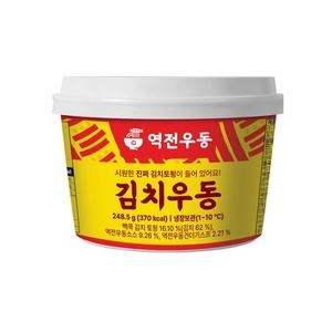 한일식품 역전우동 김치우동 248.5g (10개)