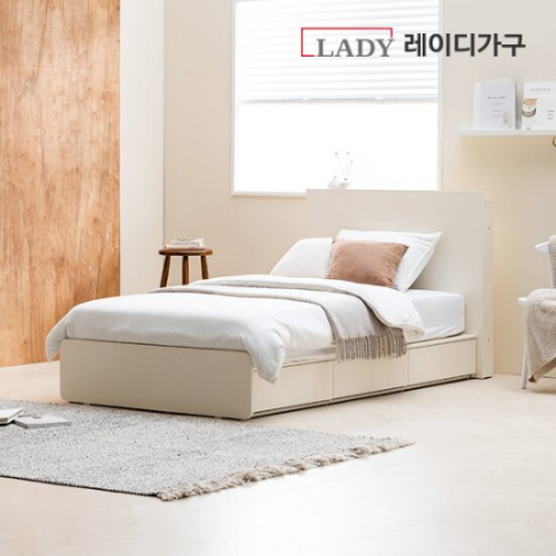  레이디가구 모노 수납 침대 SS [매트별도]
