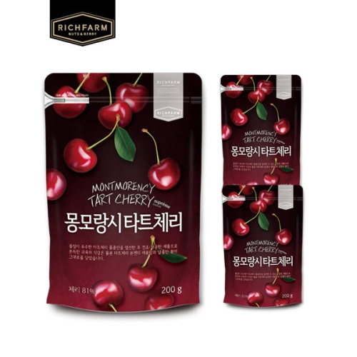 리치팜너트 리치팜너트 몽모랑시 타트체리 200g (3개)_이미지