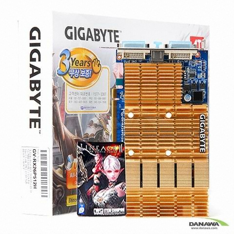 GIGABYTE �󵥿� HD 2600Pro 512MB ������2 �� ī����