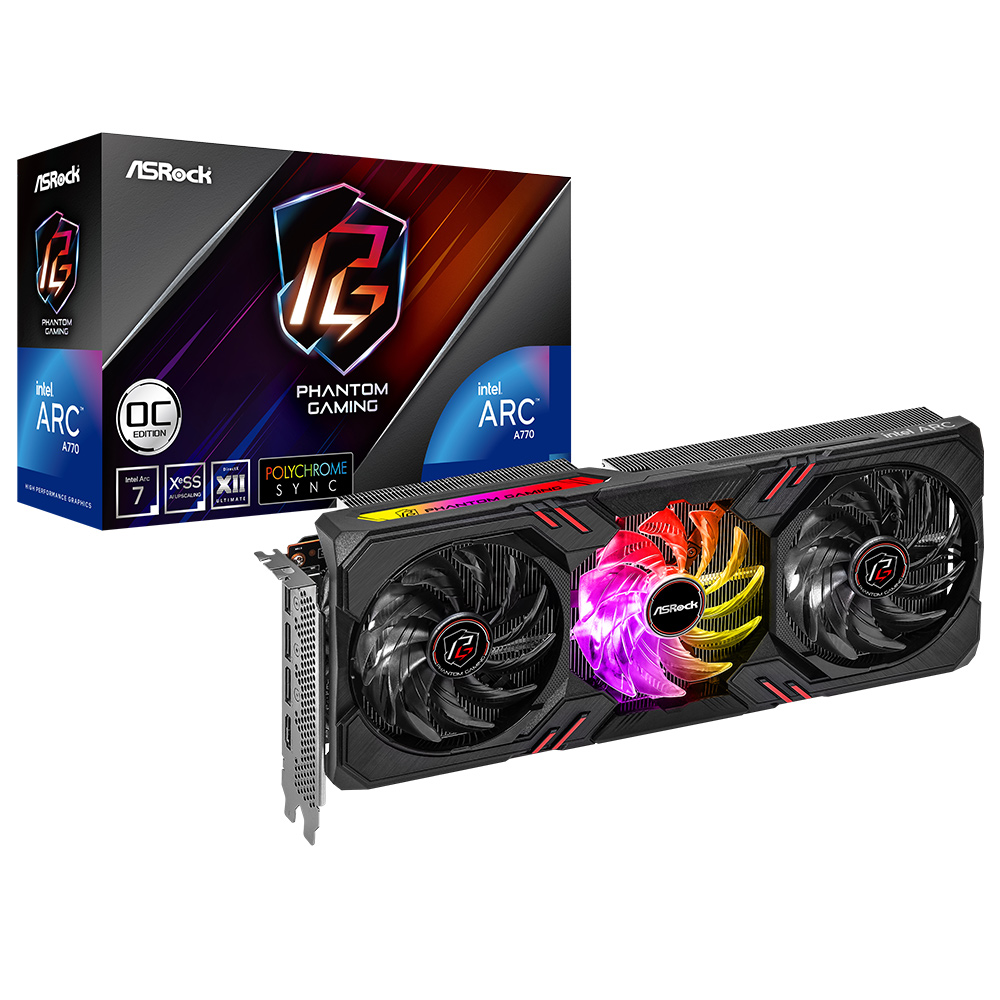 ASRock Phantom Gaming D Arc A770 OC D6 8GB 에즈윈_이미지