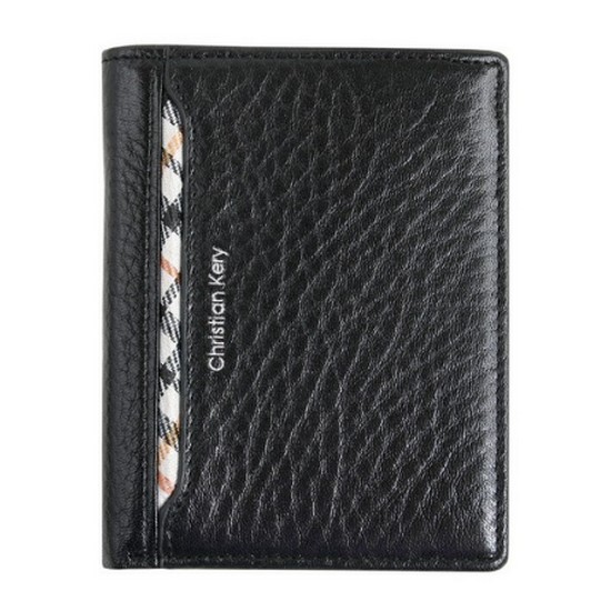 크리스찬케리 소가죽 중지갑 CK-229 (블랙)