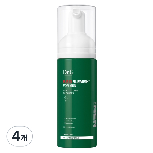 고운세상 닥터지 레드 블레미쉬 포 맨 젠틀 포인트 클렌저 150ml (4개)