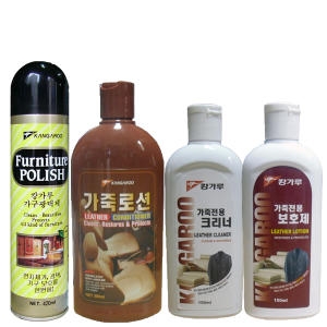 캉가루 가죽보호제 가죽크리너 가죽로션 가구광택제_이미지