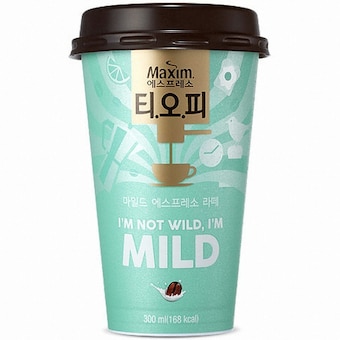 동서식품 맥심 <b>티오피</b> 마일드 에스프레소 라떼 300ml