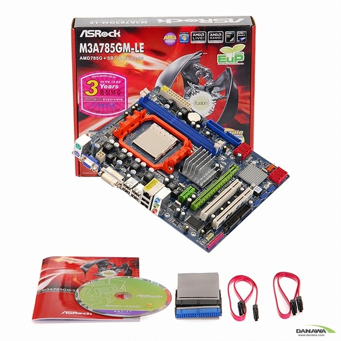 ASRock M3A785GM-LE ������ + AMD ���II X4 955 (���׺�)