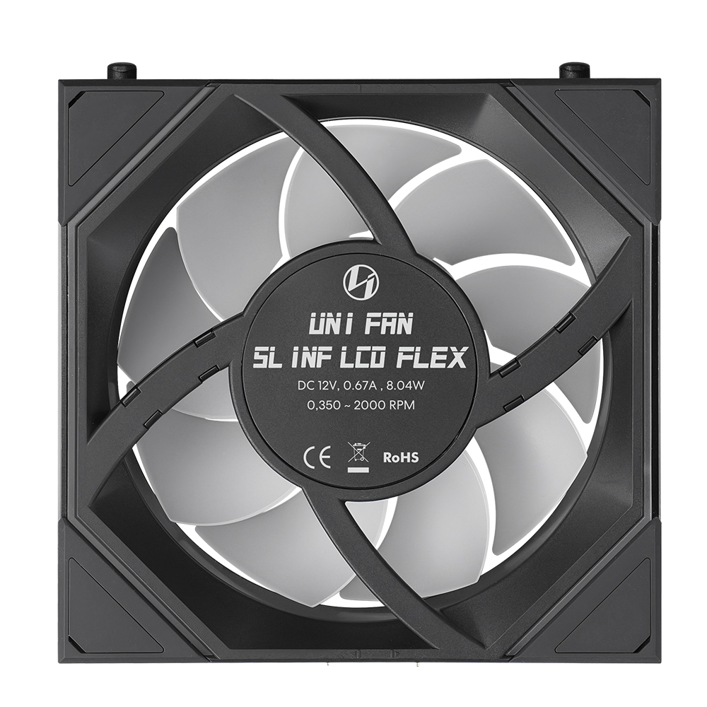 리안리 UNI FAN SL-INF LCD FLEX 120 (블랙)_이미지