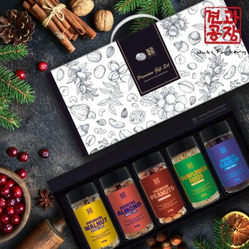 견과공장 프리미엄 견과류 선물세트 5종 스페셜 2호 (1개)_이미지