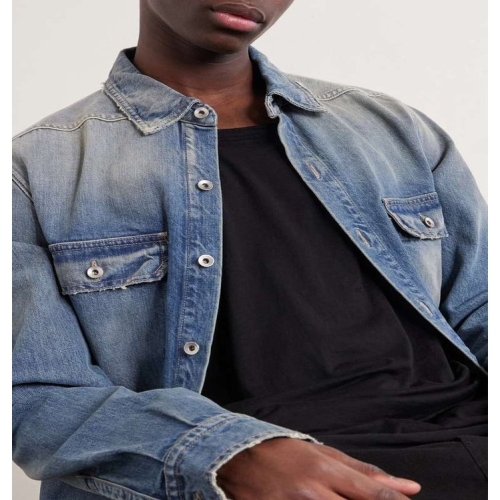 릭오웬스 다크쉐도우 B0081954230 오가닉 코튼-저지 탱크 탑 DU01F4169 BH