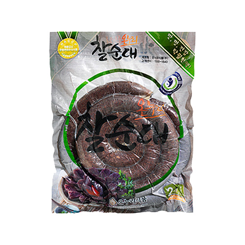 온누리 백암전통순대 찰순대 1kg (2개)