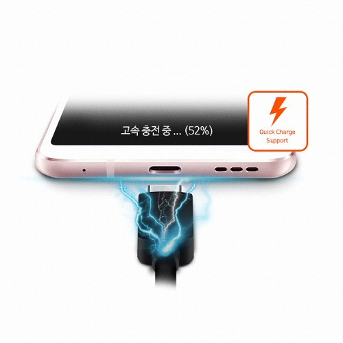 버바팀 라운드 C타입 to Type A 케이블 (2m)_이미지