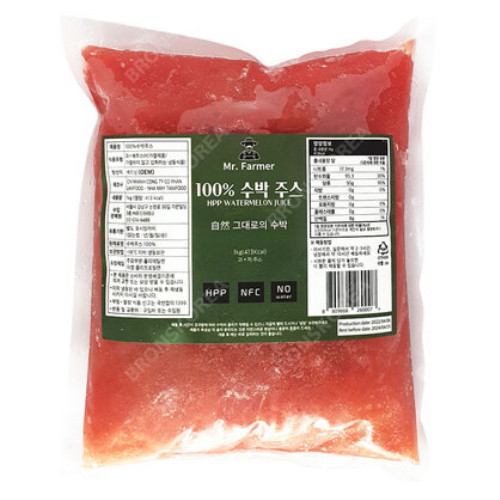 대상 100% 수박 주스 1kg (5개)_이미지