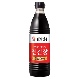 대상 청정원 두번 달여 더 진한 진간장 840ml 1개