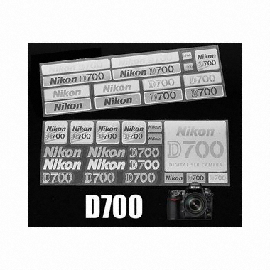 호후 메탈스티커 니콘 D700 (실버)