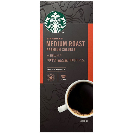 네슬레 <b>스타벅스</b> 앳홈 미디엄 로스트 <b>아메리카노</b> 150T
