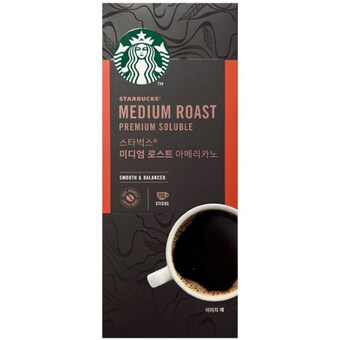 네슬레 <b>스타벅스</b> 앳홈 미디엄 로스트 <b>아메리카노</b> 150T