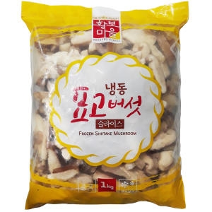 황보마을 황보 냉동 표고버섯 슬라이스 1kg (1개)