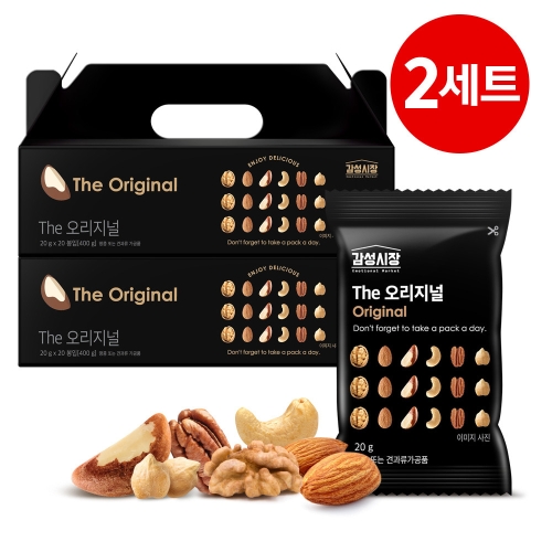 선명농수산 감성시장 더 오리지널 20입 선물세트 400g이미지입니다. 누르면 해당 게시물로 새창이동합니다.