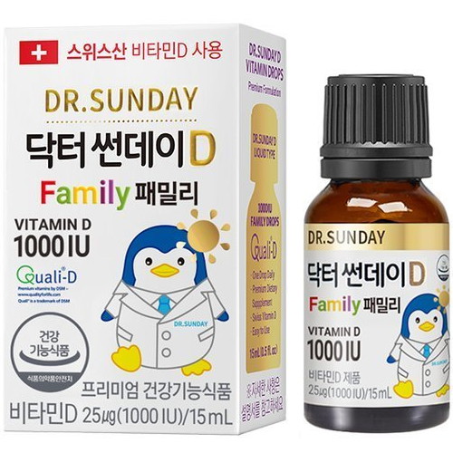 메디포스트 닥터 썬데이D 패밀리 1000IU 15ml (1개)