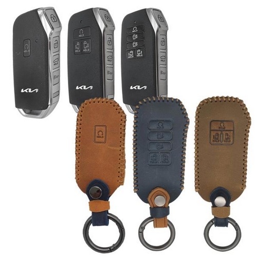 카포카 리얼 가죽 스마트키키케이스 기아 카니발 KA4 전용_이미지