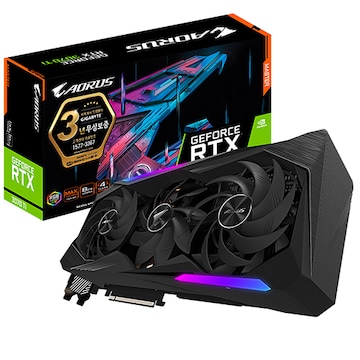 GIGABYTE AORUS 지포스 RTX 3070 Ti MASTER D6X 8GB 제이씨현