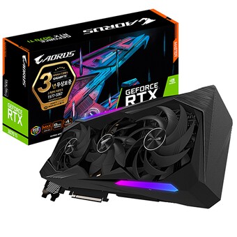 GIGABYTE <b>AORUS</b> 지포스 RTX <b>3070</b> Ti <b>MASTER</b> D6X 8GB 제이씨현