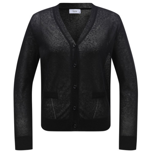 링스골프 린넨 가디건 L21D1SD156 (BK, 블랙)_이미지