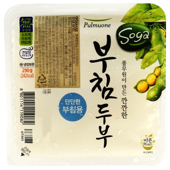 풀무원 소가 두부 단단한 부침용 290g (1개)_이미지