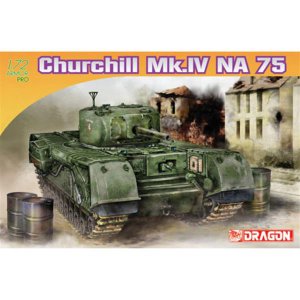 DRAGON ㅤ1/72 Churchill Mk IV NA 75 Armor Pro Series_이미지