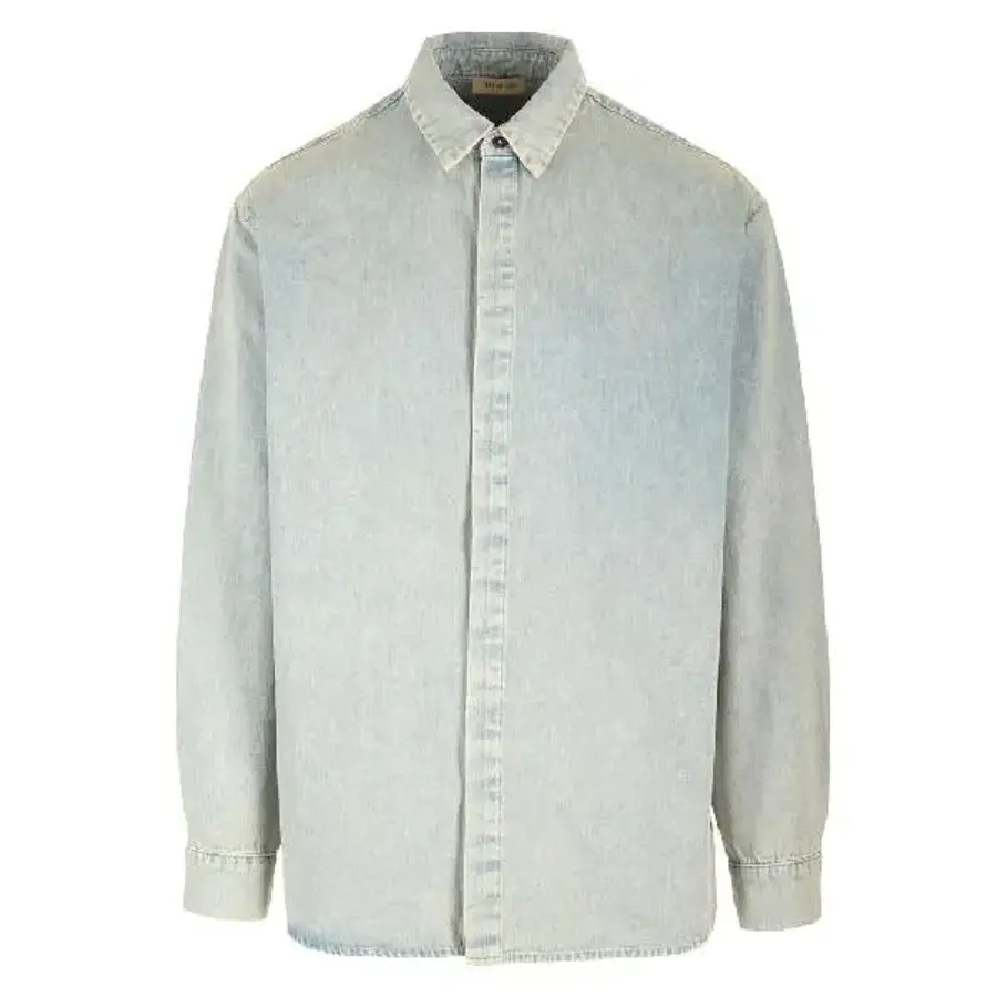 피어오브갓 FG850 068DNM437 FEAR OF GOD FEAR OF GOD Collection 8 Denim Shirt_이미지