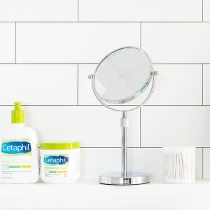 할메이드 높이조절 3배 확대양면 화장거울 탁상거울 8인치_이미지