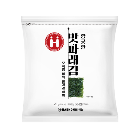 해농 세번 구운 파래김 100매