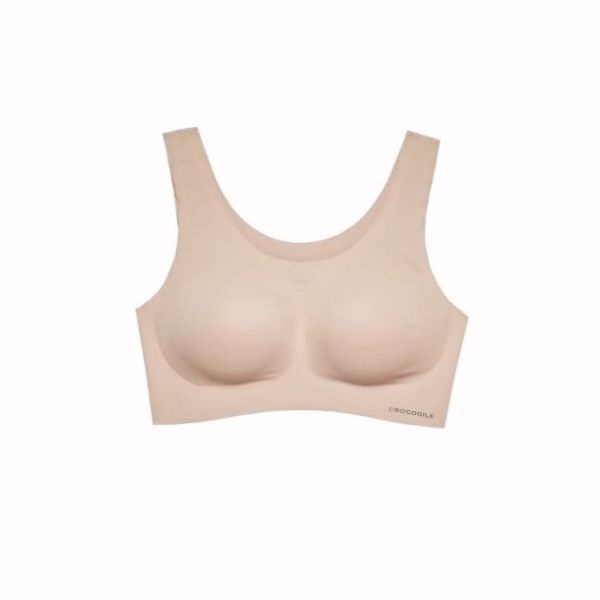 크로커다일 이너웨어 라이크라 쉘론 몰드부착 U넥 감탄브라 1종 딥베이지 CDWBR4O19T 1787934 s