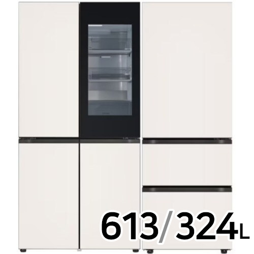 LG전자 디오스 오브제컬렉션 노크온 Fit & Max M626GBB332S + Z334GBB171